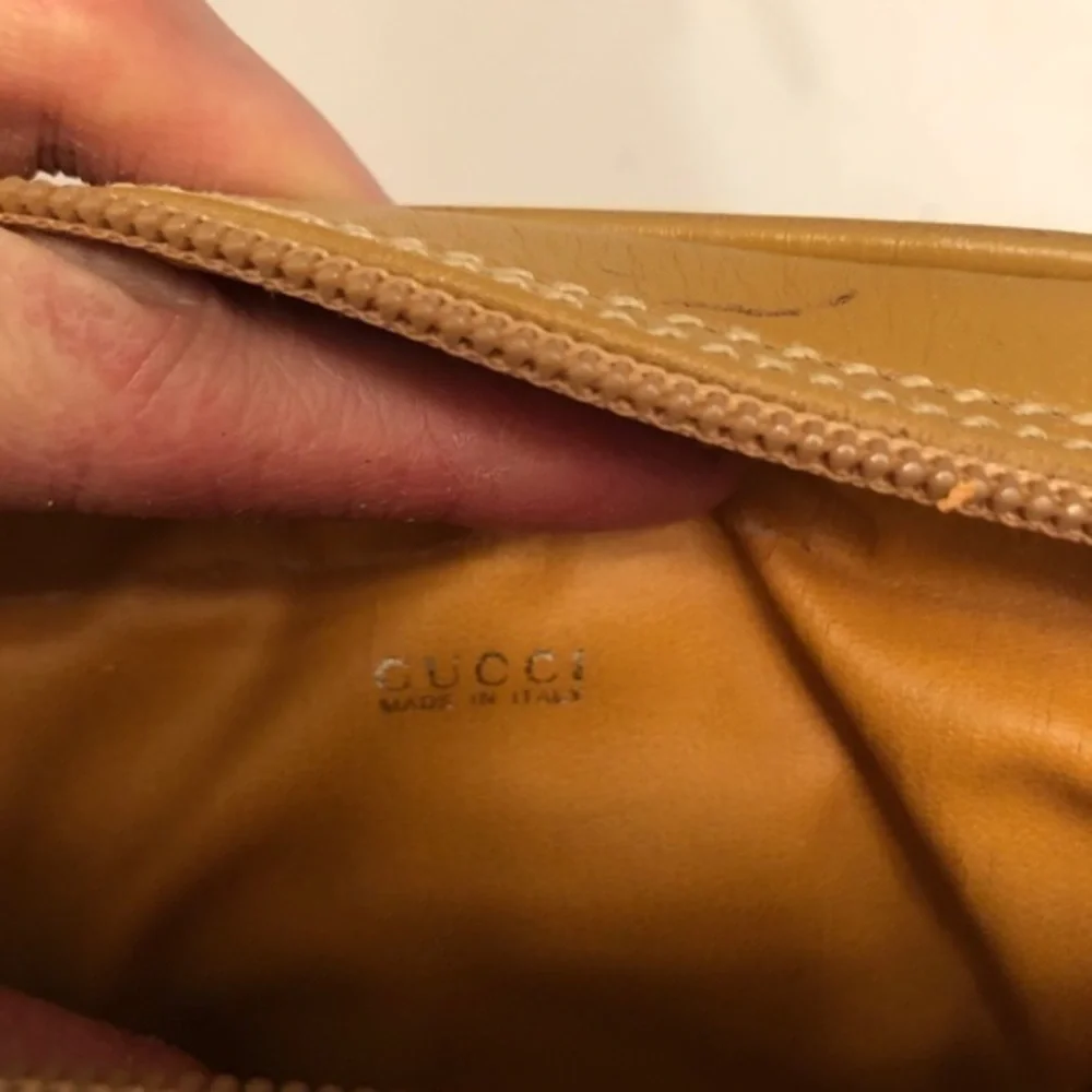 Gucci gg monogram cosmetic bag case